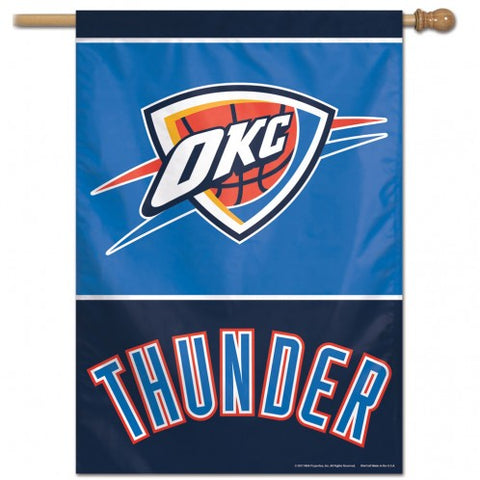 Oklahoma City Thunder Banner 28x40 Vertical - Special Order - Team Fan Cave