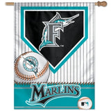 Florida Marlins Banner 27x37 Vertical - Team Fan Cave