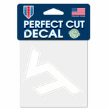 Virginia Tech Hokies Decal 4x4 Perfect Cut White