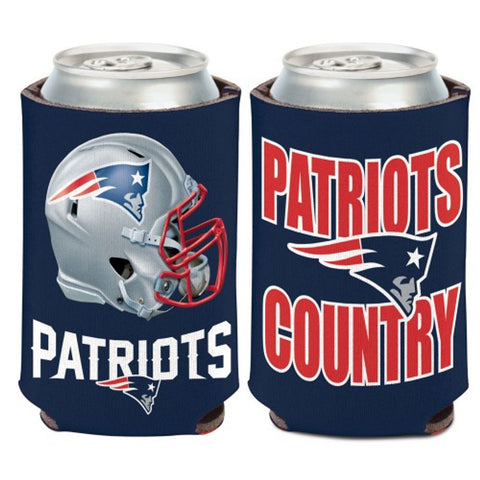 New England Patriots Can Cooler Slogan Design - Special Order