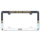 Vegas Golden Knights License Plate Frame Full Color Style - Special Order