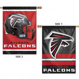Atlanta Falcons Banner 28x40 Vertical Premium 2 Sided Special Order - Team Fan Cave