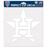 Houston Astros Decal 8x8 Die Cut White - Special Order