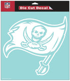 Tampa Bay Buccaneers Decal 8x8 Perfect Cut White - Team Fan Cave