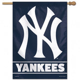 New York Yankees Banner 28x40 Vertical Third Design - Team Fan Cave