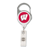 Wisconsin Badgers Retractable Premium Badge Holder - Team Fan Cave