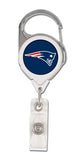 New England Patriots Retractable Premium Badge Holder - Team Fan Cave