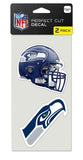 Seattle Seahawks Set of 2 Die Cut Decals - Team Fan Cave