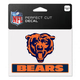 Chicago Bears Decal 4.5x5.75 Perfect Cut Color - Team Fan Cave