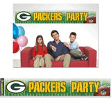 Green Bay Packers Banner 12x65 Party Style - Team Fan Cave