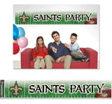 New Orleans Saints Banner 12x65 Party Style - Team Fan Cave