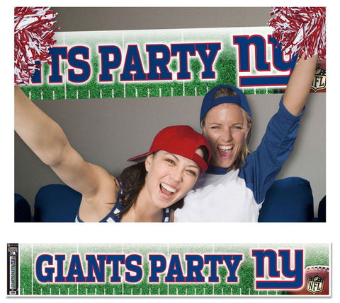 New York Giants Banner 12x65 Party Style Special Order - Team Fan Cave