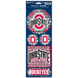 Ohio State Buckeyes Stickers Prismatic - Team Fan Cave