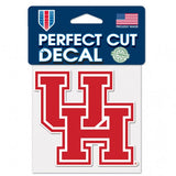 Houston Cougars Decal 4x4 Perfect Cut Color