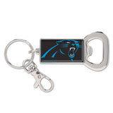 Carolina Panthers Key Ring Bottle Opener Rectangle Special Order - Team Fan Cave