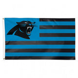 Carolina Panthers Flag 3x5 Deluxe Americana Design - Team Fan Cave