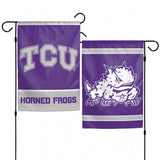 TCU Horned Frogs Flag 12x18 Garden Style 2 Sided - Team Fan Cave