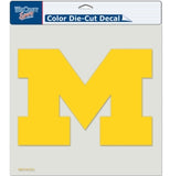 Michigan Wolverines Decal 8x8 Die Cut Color - Team Fan Cave