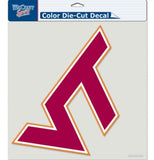 Virginia Tech Hokies Decal 8x8 Die Cut Color - Special Order