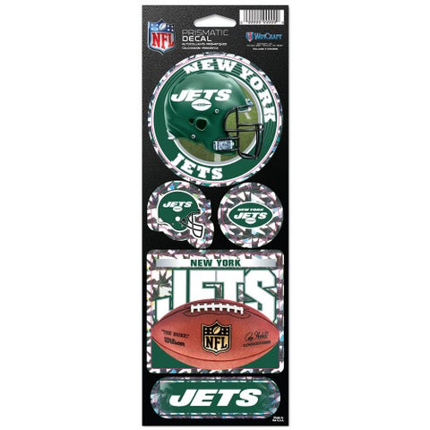 New York Jets Stickers Prismatic - Team Fan Cave