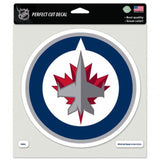 Winnipeg Jets Decal 8x8 Perfect Cut Color - Special Order-0