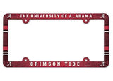 Alabama Crimson Tide License Plate Frame - Full Color