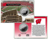 Wisconsin Badgers Silver Coin Card - Stadium - Team Fan Cave