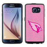 Arizona Cardinals Phone Case Pink Football Pebble Grain Feel Samsung Galaxy S6 - Team Fan Cave