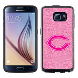 Chicago Bears Phone Case Pink Football Pebble Grain Feel Samsung Galaxy S6 - Team Fan Cave