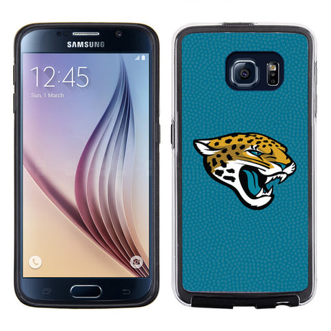 Jacksonville Jaguars Team Color NFL Football Pebble Grain Feel Samsung Galaxy S6 Case - - Team Fan Cave