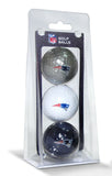 New England Patriots 3 Pack of Golf Balls