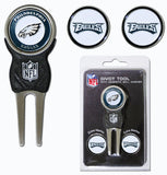 Philadelphia Eagles Golf Divot Tool with 3 Markers - Team Fan Cave