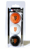 San Francisco Giants 3 Pack of Golf Balls - Team Fan Cave