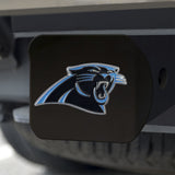 Carolina Panthers Hitch Cover Color Emblem on Black - Team Fan Cave