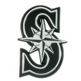 Seattle Mariners Auto Emblem Premium Metal Chrome Special Order