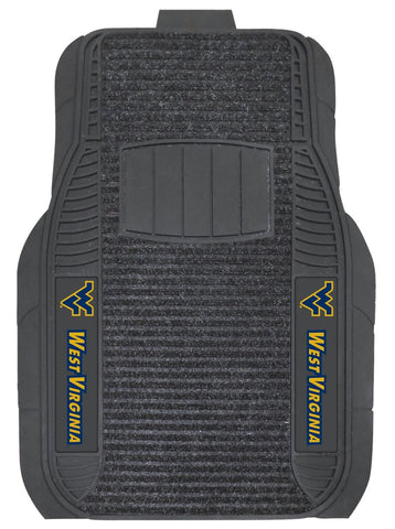 West Virginia Mountaineers Car Mats - Deluxe Set - Special Order - Team Fan Cave