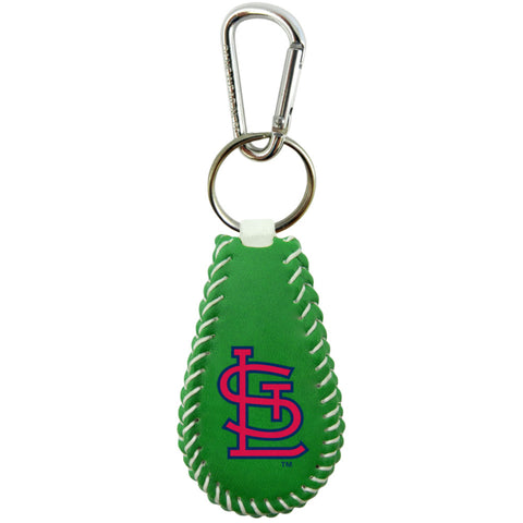St. Louis Cardinals Keychain Baseball St. Patrick's Day - Team Fan Cave