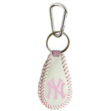 New York Yankees Keychain Baseball Pink - Team Fan Cave