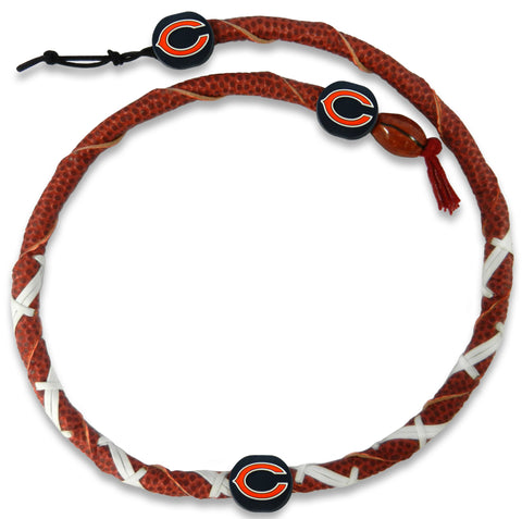 Chicago Bears Spiral Football Necklace - Team Fan Cave