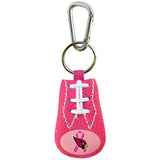 Arizona Cardinals Keychain Pink Football Breast Cancer Awareness Ribbon - Team Fan Cave