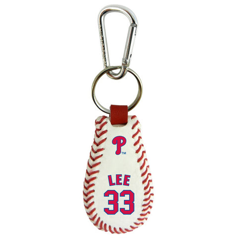 Philadelphia Phillies Keychain Classic Baseball Cliff Lee - Team Fan Cave