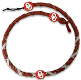Oklahoma Sooners Spiral Football Necklace - Team Fan Cave