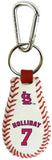 St. Louis Cardinals Keychain Classic Baseball Matt Holiday CO - Team Fan Cave