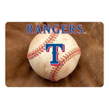 Texas Rangers Pet Bowl Mat Classic Baseball Size Large - Team Fan Cave