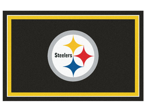 Pittsburgh Steelers Area Rug - 5'x8' - Special Order - Team Fan Cave