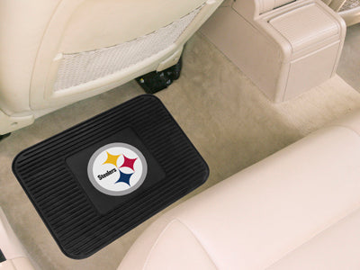 Pittsburgh Steelers Car Mat Heavy Duty Vinyl Rear Seat - Team Fan Cave