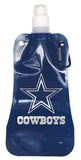 Dallas Cowboys 16 ounce Foldable Water Bottle - Team Fan Cave