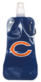 Chicago Bears 16 ounce Foldable Water Bottle - Team Fan Cave