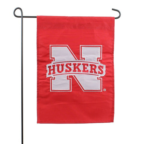 Nebraska Cornhuskers Garden Flag 12.5x18 Applique - Team Fan Cave