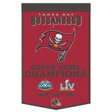 Tampa Bay Buccaneers Banner Wool 24x38 Dynasty Champ Design-0
